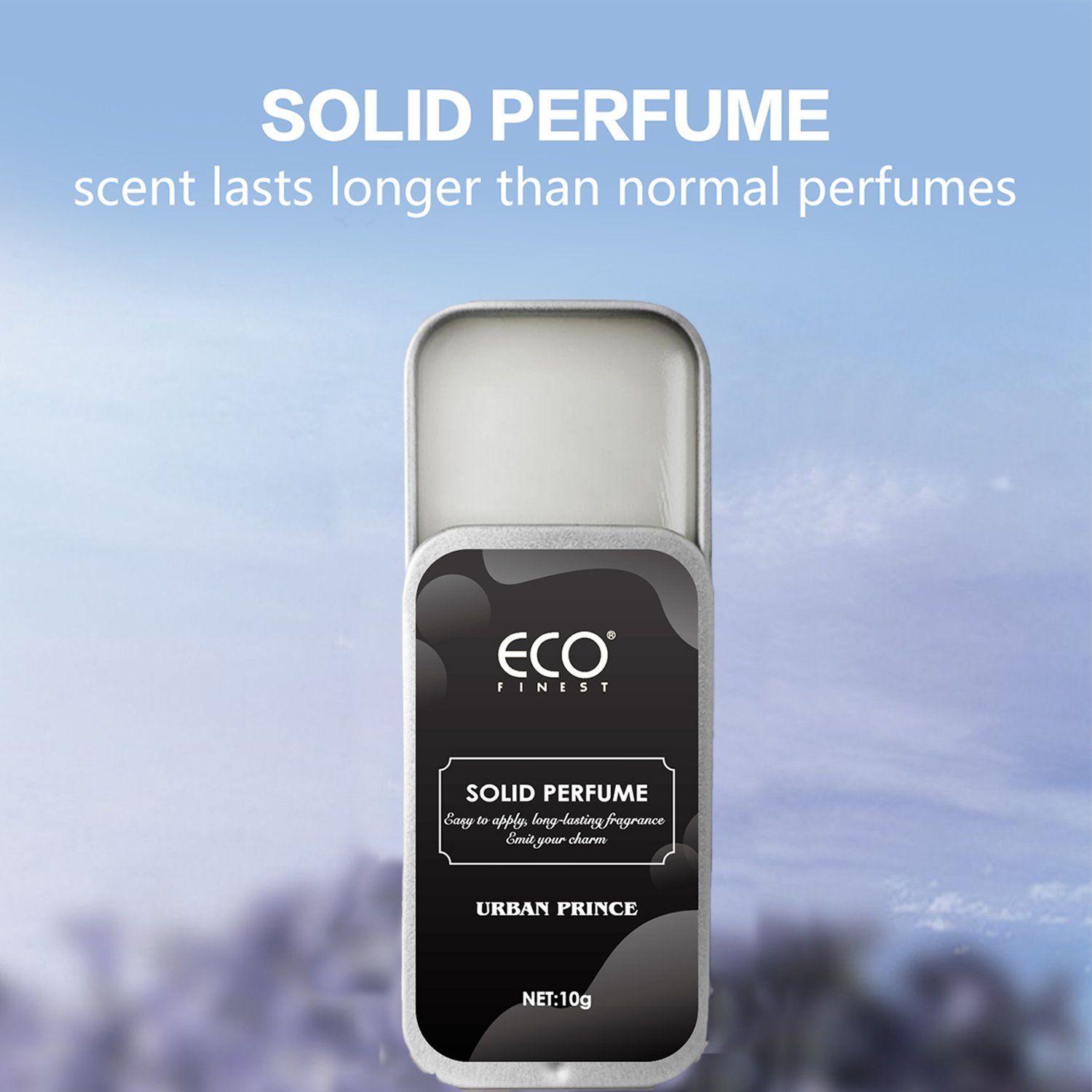 In Stock All Natural Portable Travel - friendly Solid Cologne Wax Men's Fragrance -Urban Prince-585191