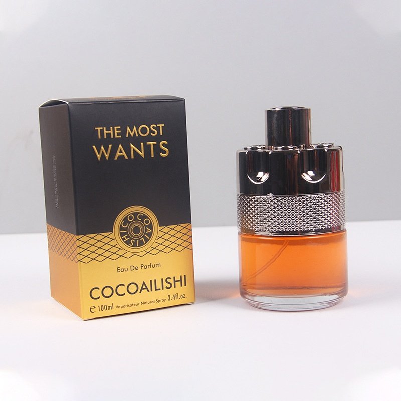 Midnight Pheromone Perfume for Men 100ml Long-Lasting Fragrance with Rose Smell EDP Style Glass Bottle