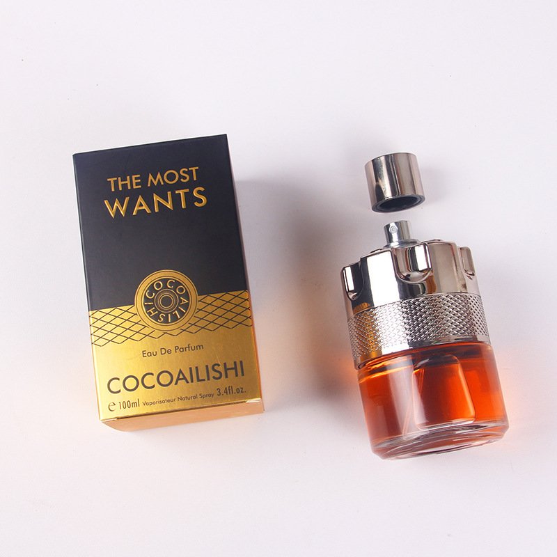 Midnight Pheromone Perfume for Men 100ml Long-Lasting Fragrance with Rose Smell EDP Style Glass Bottle