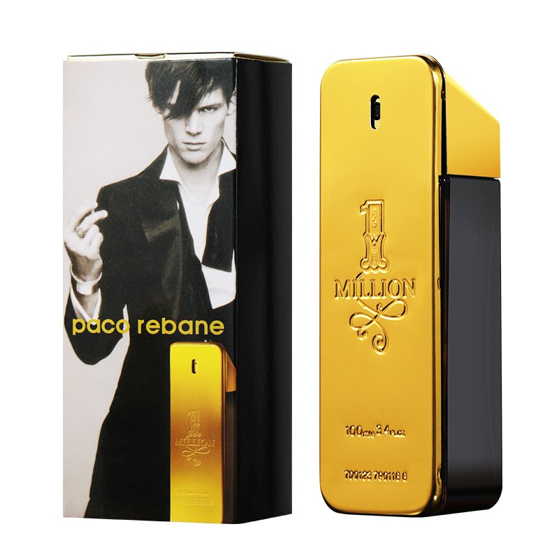 Wholesale Luxury Eau de Toillette Woody Spices Gold Millionaire Men's perfume Southeast Asia Perfume Cologne Fragrance 100ml