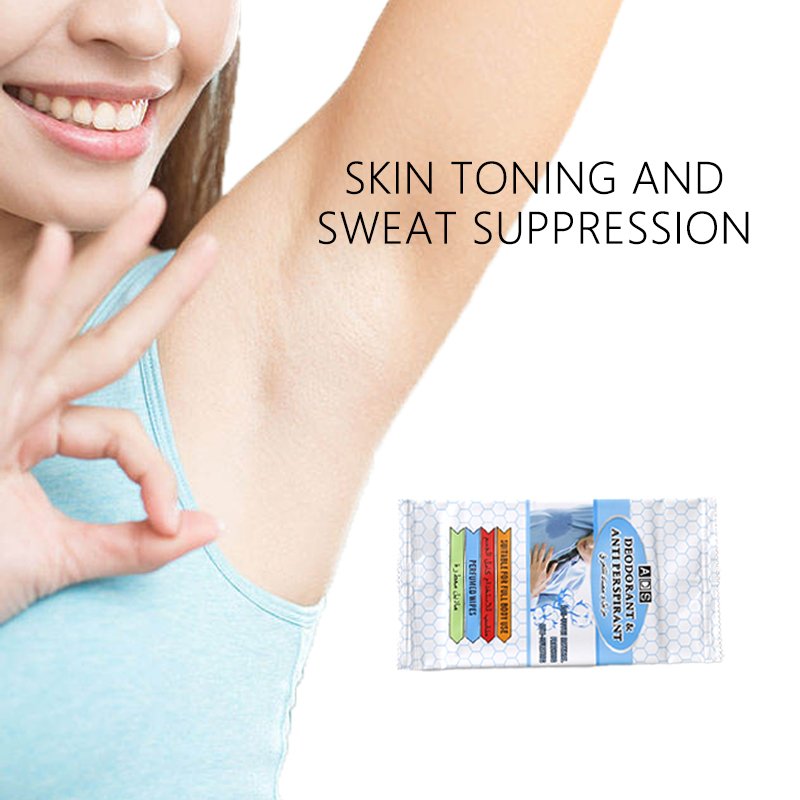 Unisex Aroma Body Wipes 1pcs Perfumed Deodorant Wipes Cover up Odor Men's Wipes Biodegradable