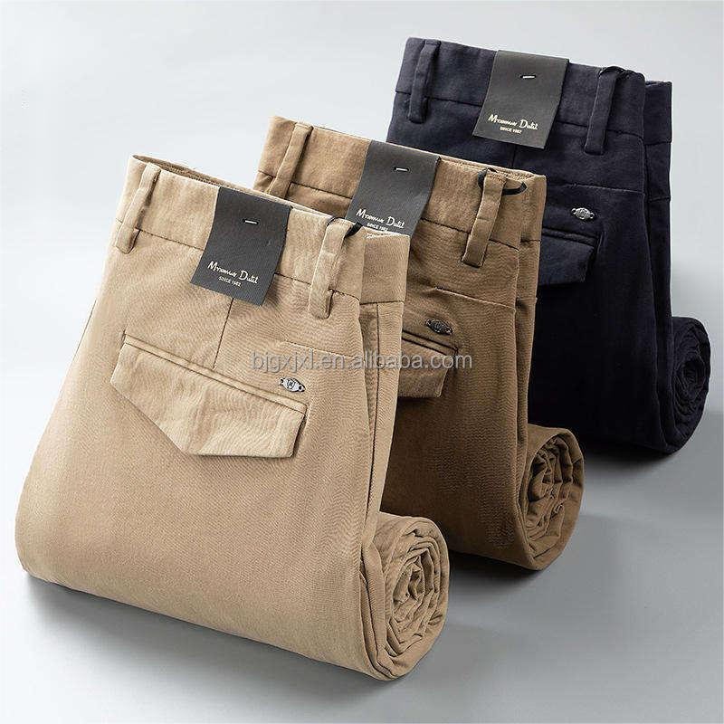 High quality customized logobrand new design men's fashionable casual suit pants men's slim fit pants wholesale