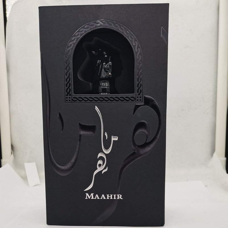 High quality 100ML Luxury black horse head Gift Box Dubai United arabic Emirates Lasting fragrance men's perfume