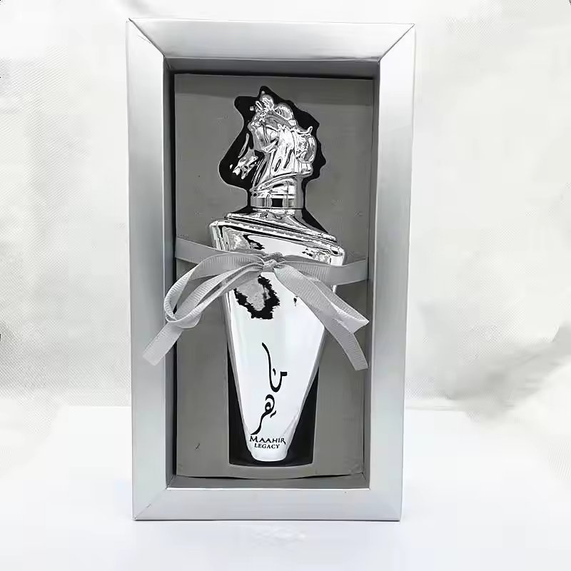 YULU Luxury Silver Horse Head Gift Box High Quality 100ml Arabic Men's Perfume Wholesale Hot Selling in Middle East Dubai