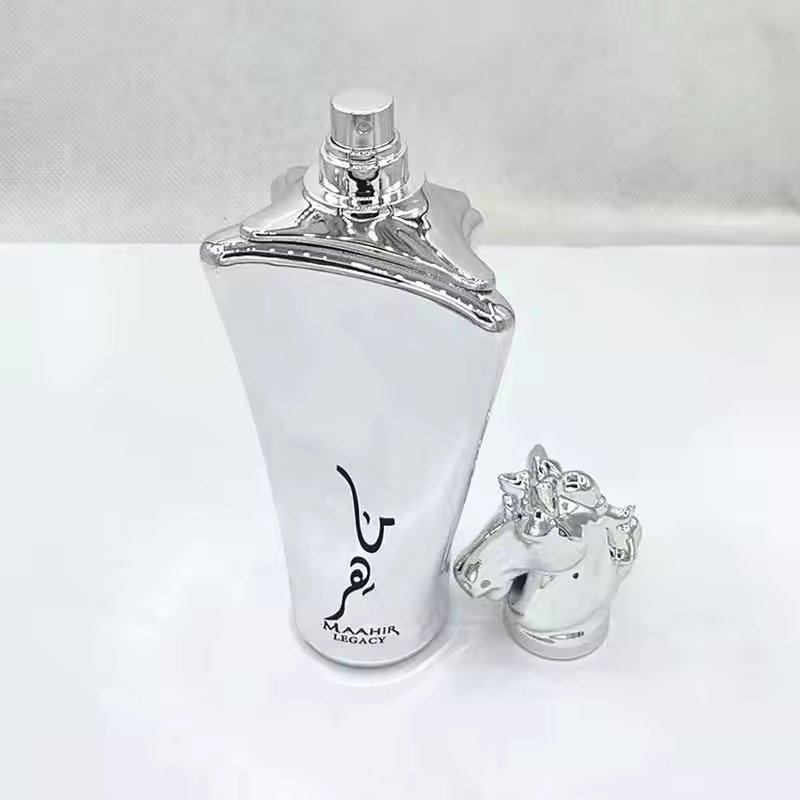 YULU Luxury Silver Horse Head Gift Box High Quality 100ml Arabic Men's Perfume Wholesale Hot Selling in Middle East Dubai