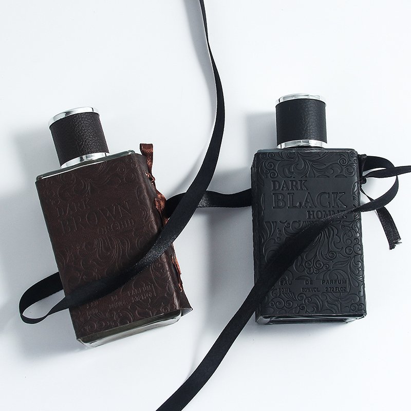 Men's Vintage Leather Fragrance: Dark Black Homme, Perfect Balance of Strength and Elegance