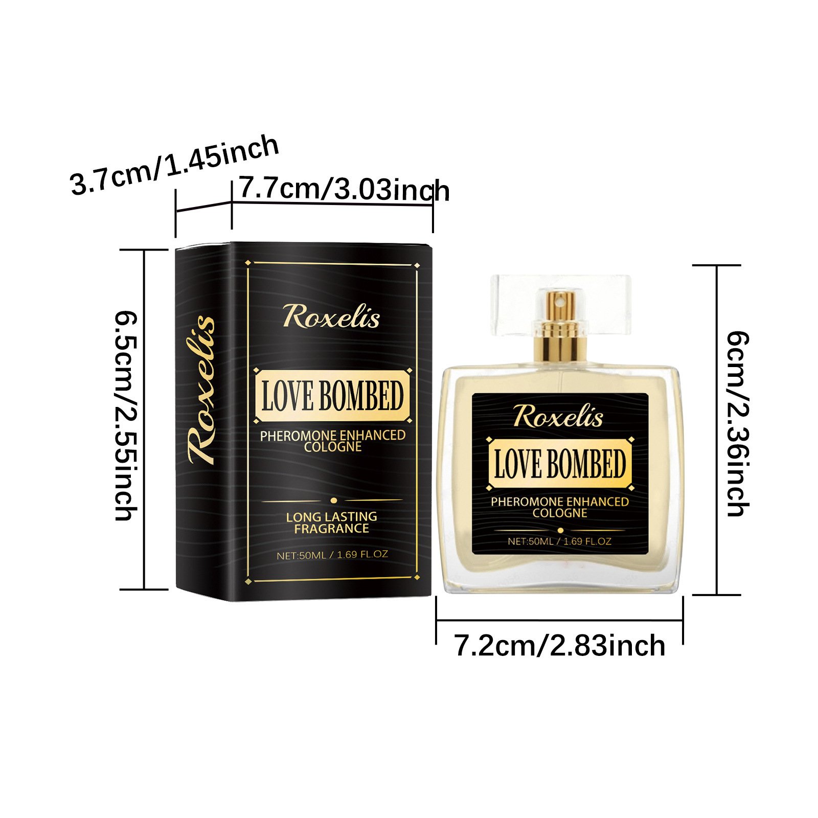 Men's Perfume Portable Portable Mild Not Pungent Fresh Fragrance Couples Dating Charm Atmosphere Lasting Fragrance