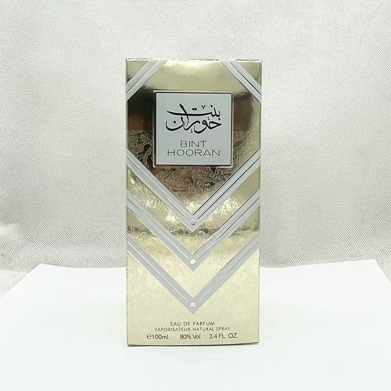Dubai Luxury 100ml Men's Arabic Oud Perfume Body Spray High Quality Strong Scent Black Bow Tie Style Middle East Inspired Oil