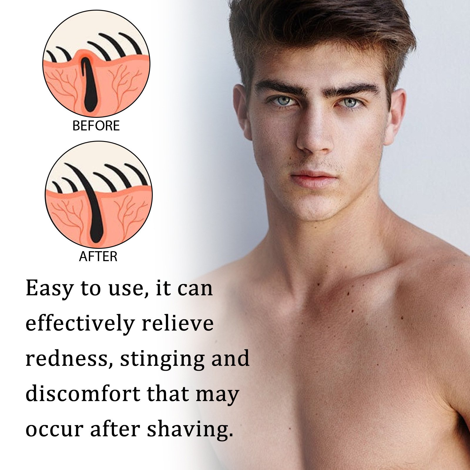 Factory Wholesale OEM Aftershave Balm Soothing & Moisturizing Care for Men Shave Face with Radiant Glow After Shave Care Lotion