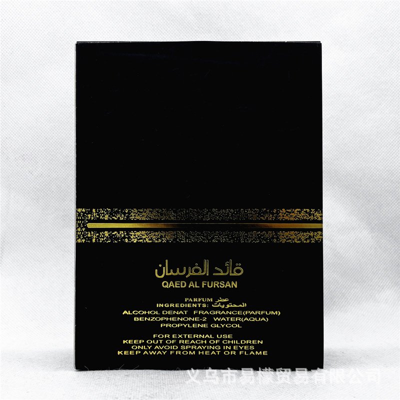 QAED AL FURSAN Black Mustang Middle East Arab hot foreign trade Dubai export perfume unisexes 100ml