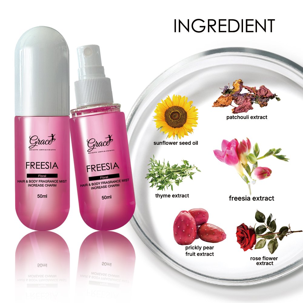 Private label Original Body Perfume Essential Oil Floral Fruity Pear cantaloupe Freesia Scent 50ml Pheromone Perfumes spray