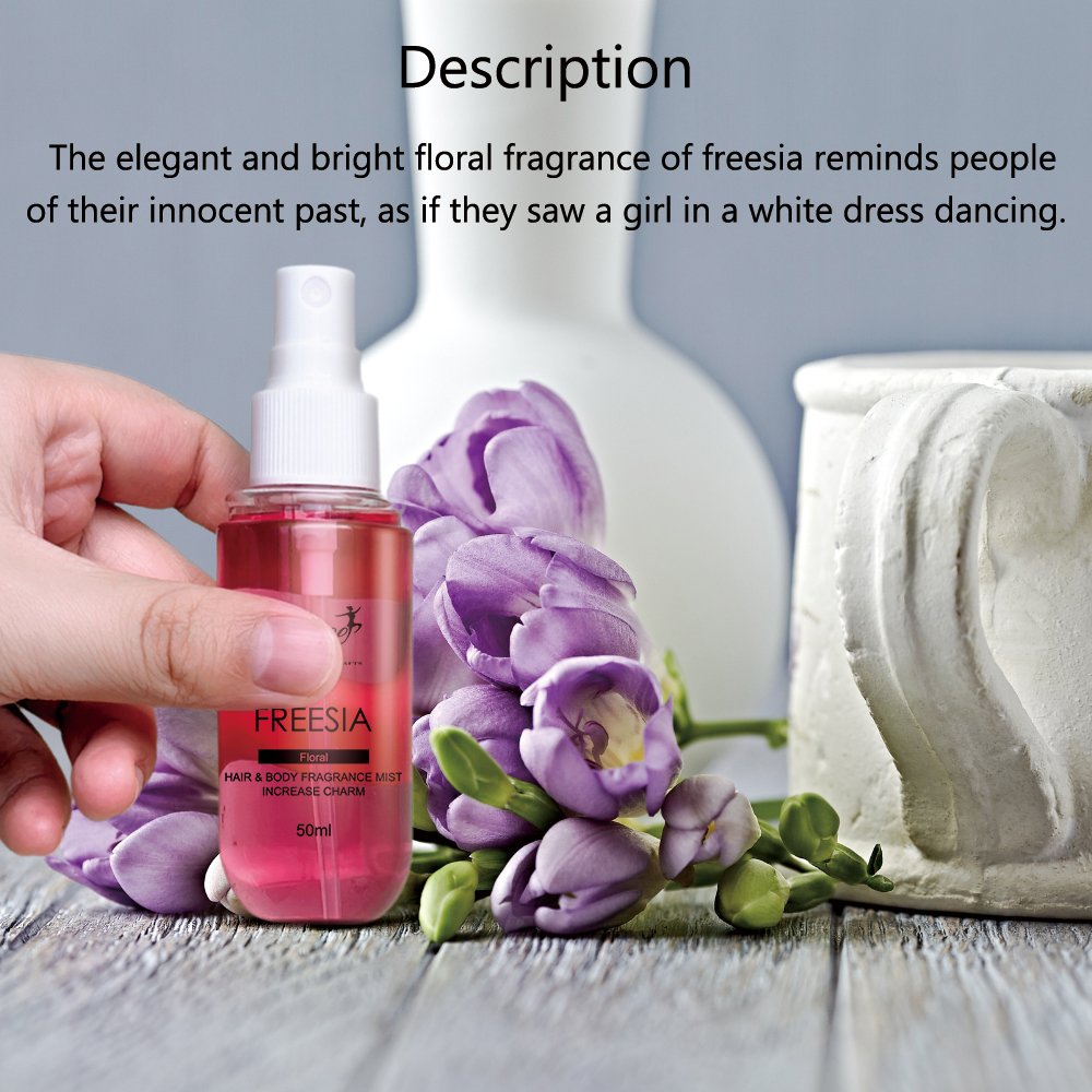 Private label Original Body Perfume Essential Oil Floral Fruity Pear cantaloupe Freesia Scent 50ml Pheromone Perfumes spray