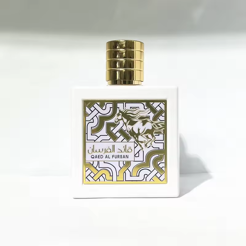 High Quality 100ML Luxury White Mustang Arabian Woody Fresh Fragrance Long-Lasting Body Perfume for Men Dubai