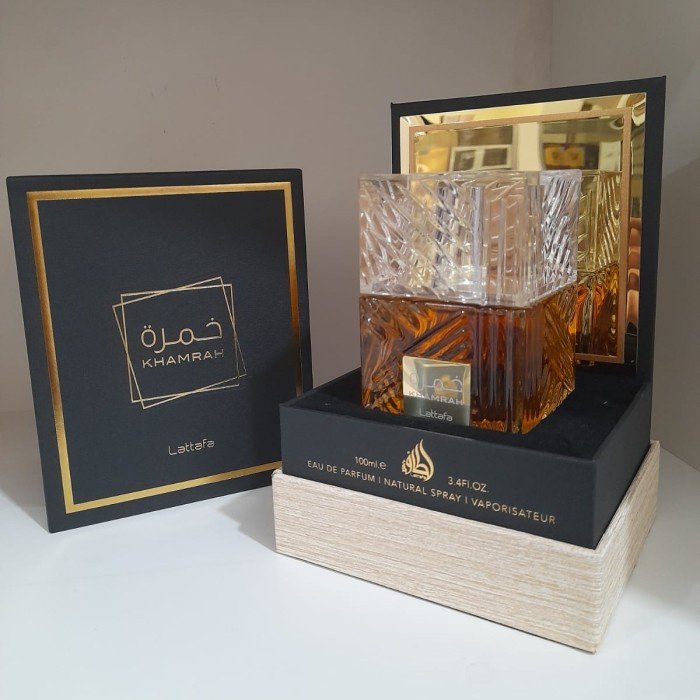Perfume KHAMRAH 100ml by Lattafa Original Dubai Arabic long lasting eau de parfum for Men's
