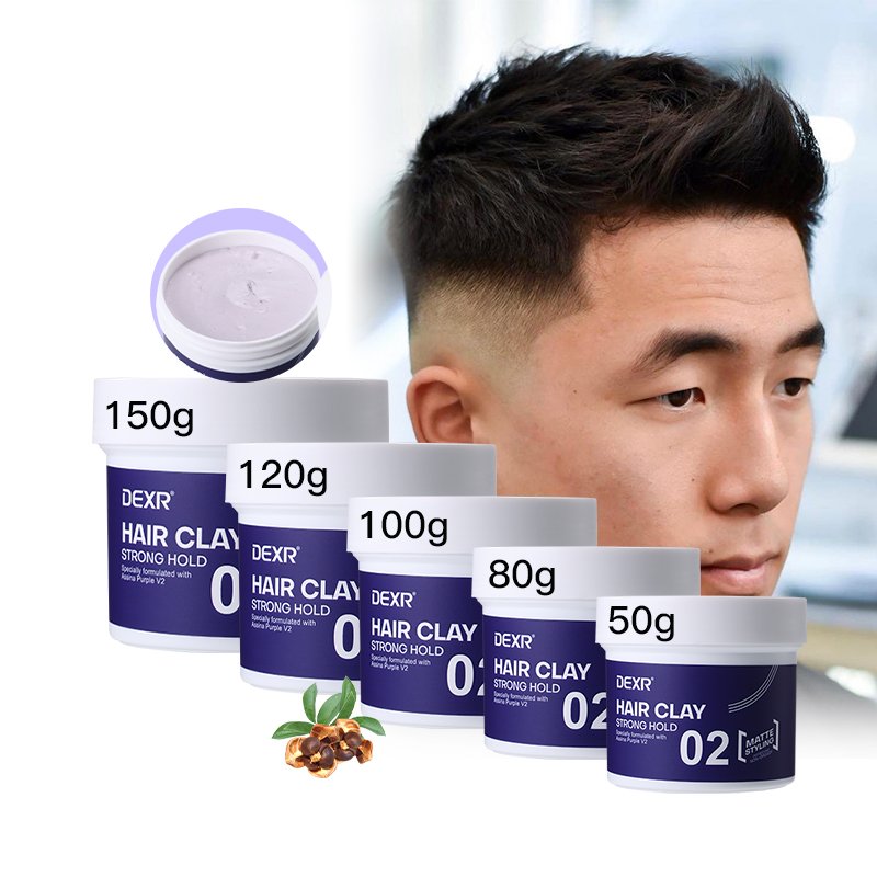 Private Logo Vitamin E Repairing Hair Wax Private Label Organic Tea Tree Oil Fashion Men'S Styling Mud Vegan Matte Clay