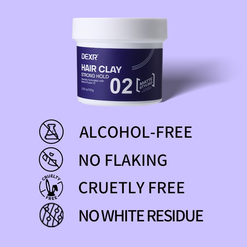 Private Logo Vitamin E Repairing Hair Wax Private Label Organic Tea Tree Oil Fashion Men'S Styling Mud Vegan Matte Clay