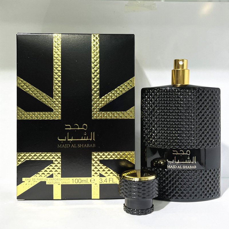 High Quality 100ML Luxury Arabic Men's Woody Fresh Fragrance Eau de Parfum Spray long lasting Wholesale Perfume