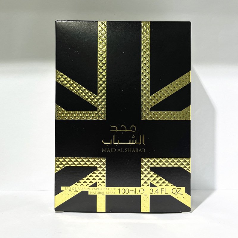 High Quality 100ML Luxury Arabic Men's Woody Fresh Fragrance Eau de Parfum Spray long lasting Wholesale Perfume