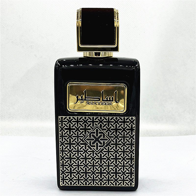 High Quality 100ML Luxury Black Arabic Dubai Men's Perfume Long-Lasting Woody Fresh Fragrance Eau de Parfum Spray Type Wholesale