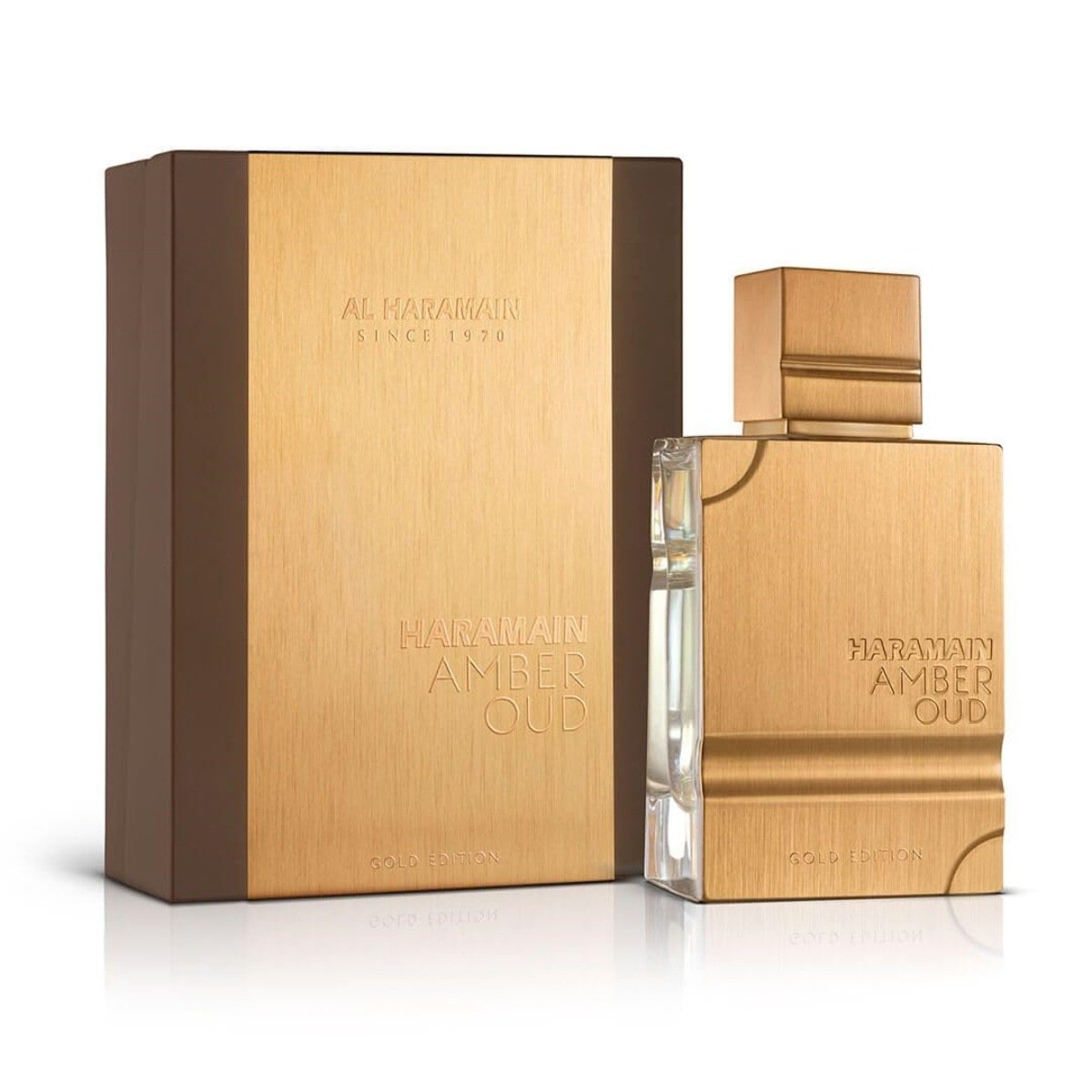 Al Haramain Amber Oud Golden Edition for Men And Women Eau de Parfum Spray 2.0 fl oz 60ml Amber Oud Woody Scent Spray
