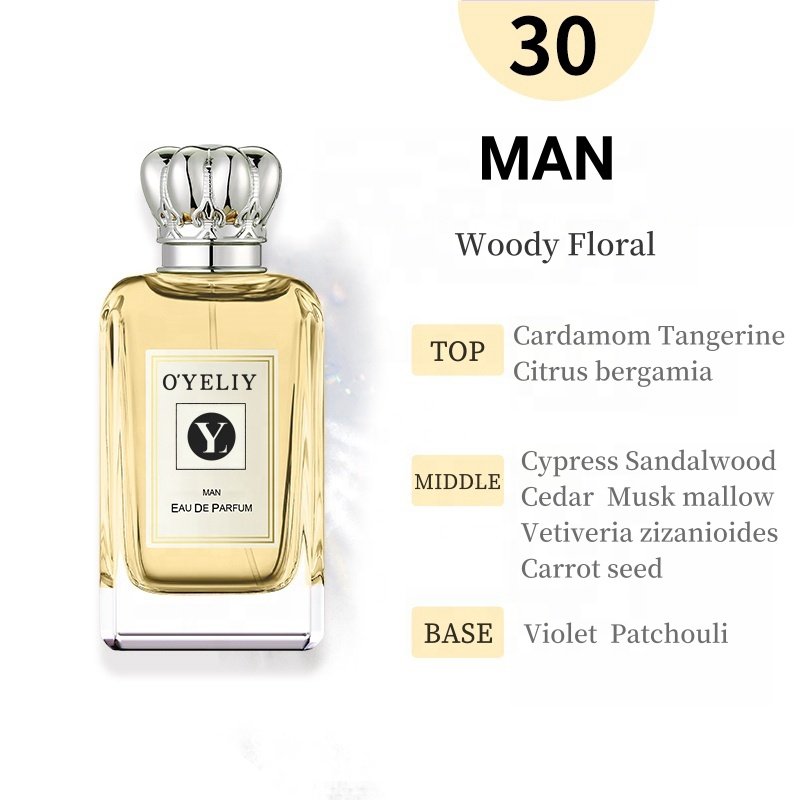 Original brand same smell high quality lasting fragrance 001 man men's perfume for free sample fast delivery