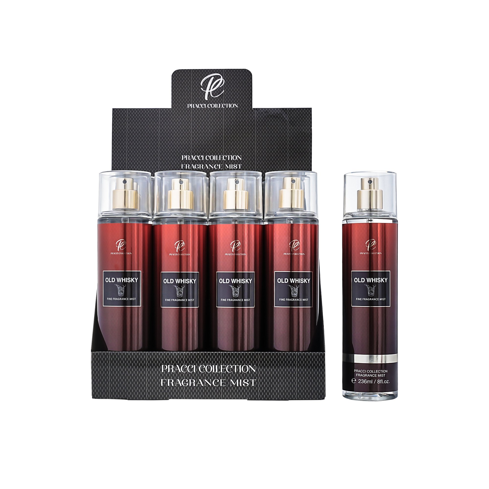 Hot Sale 236ml 4 Types Body Spray Deodorizing Body Mist For Man
