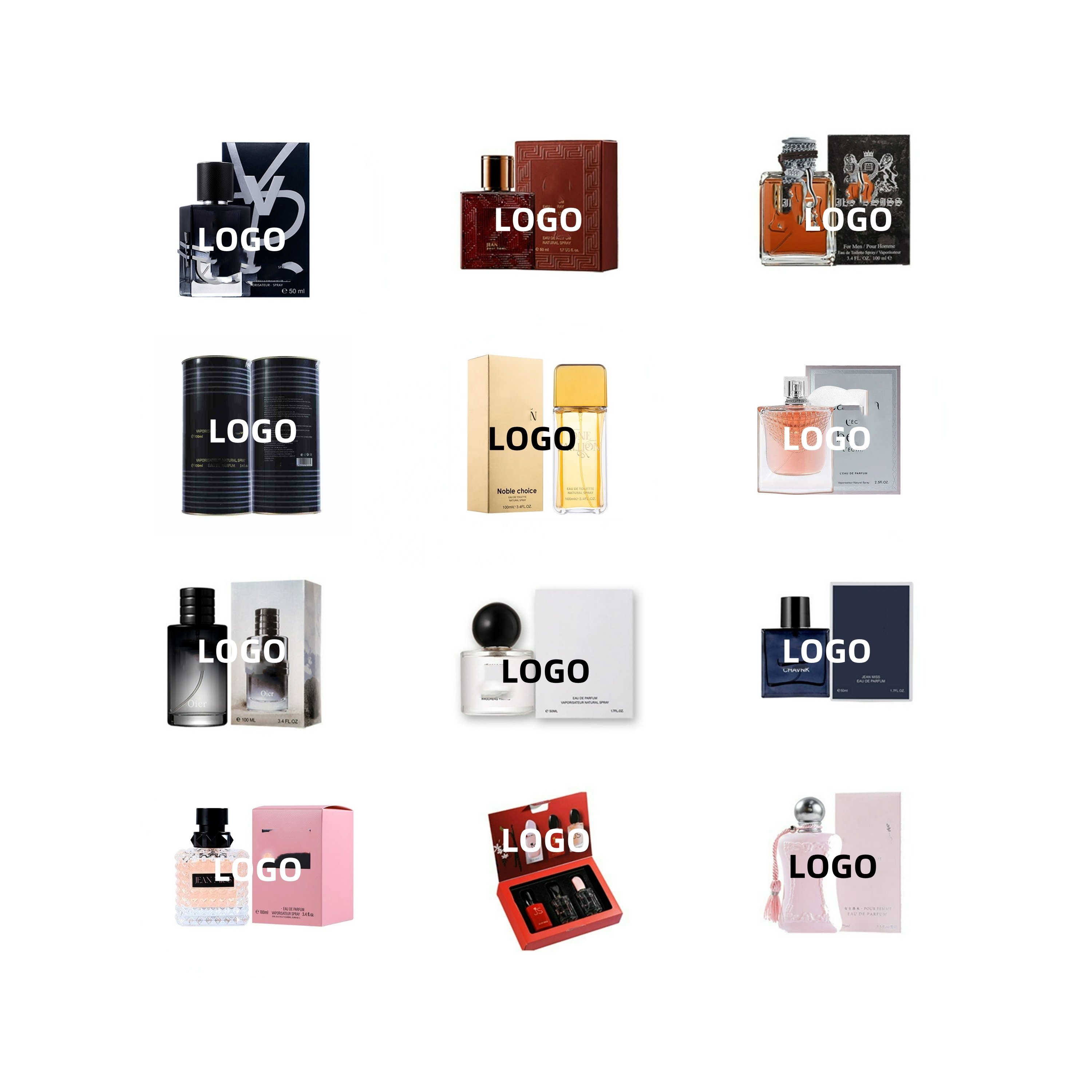 Top Quality Hot sell Luxury Glass Bottle Brand Men's 100ML Perfume Christian Fragrance Men's Perfume