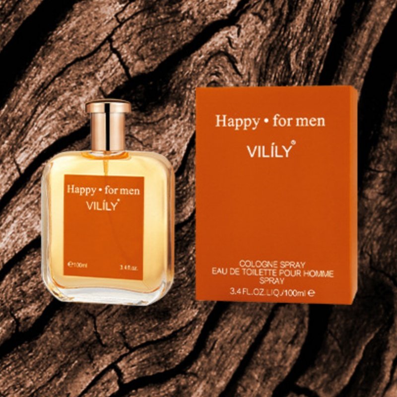 100ml VILILY Luxury Glass Bottle Perfume for Men Classic Gentleman Long-Lasting Fragrance Woody Scent Men's Parfum Body Spray