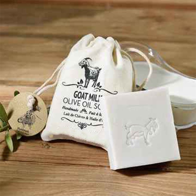 Private Label Rebranding Thailand Handmade Natural Organic Savon Blanc Rice And Pure Goat Milk Face Body Soap Bar With Collagen