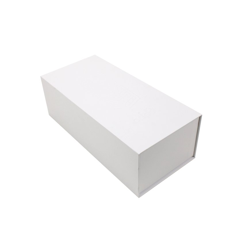 Custom Logo Printed Luxury Rigid Paper white Closure Magnet Paper Box Shoe packaging Magnetic Gift Box