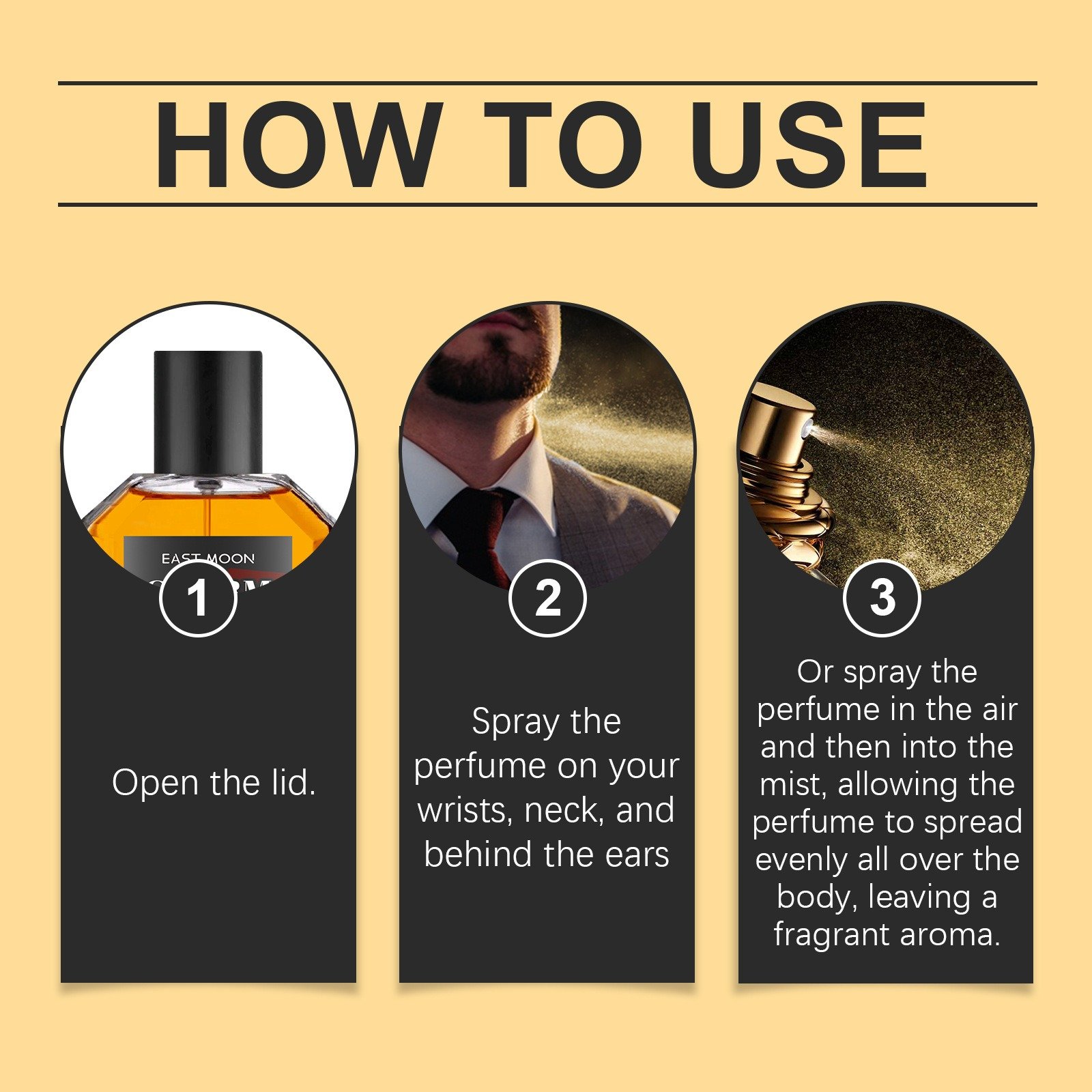 Low MOQ Customized Logo Packaging Long Lasting Fragrance Men's Perfume
