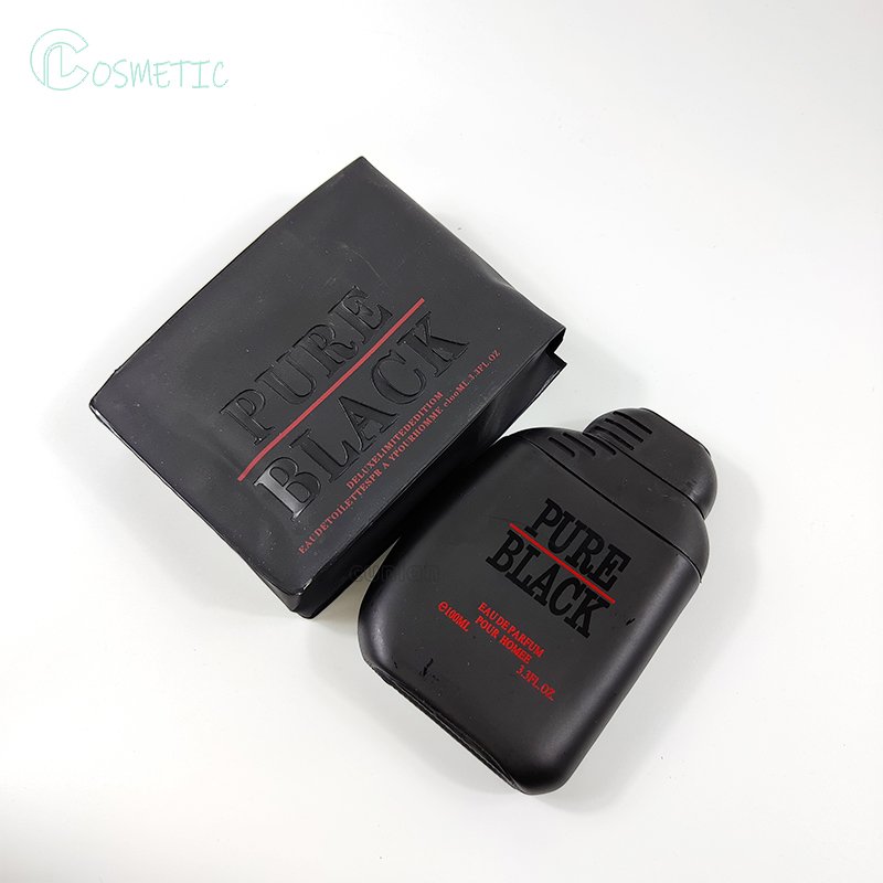 Wholesale Hot Sale Pure Black Men's Eau De Toilette 100ml Woody Leather Tobacco Lasting Perfume Factory Direct Sales