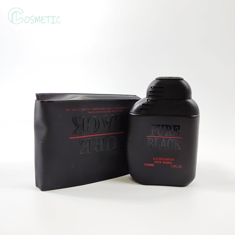 Wholesale Hot Sale Pure Black Men's Eau De Toilette 100ml Woody Leather Tobacco Lasting Perfume Factory Direct Sales