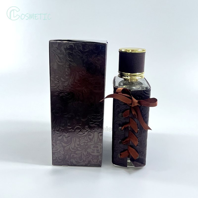 Hot Sale Brown Leather Holster Arabic Perfume Middle East Dubai Men's Perfume