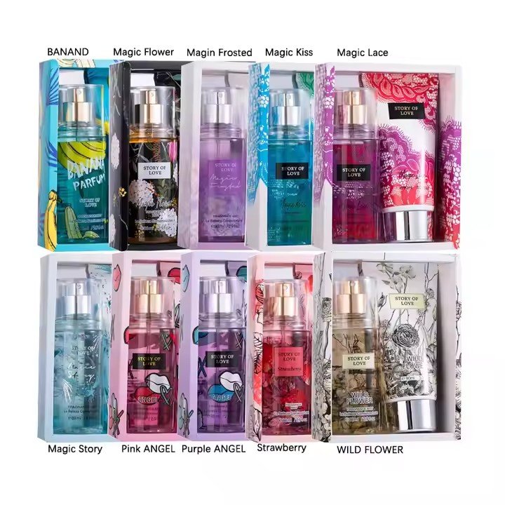 Lasting Fragrance Original Perfume Suit Body Spray Women Europe America Foreign Trade Perfume Explosives