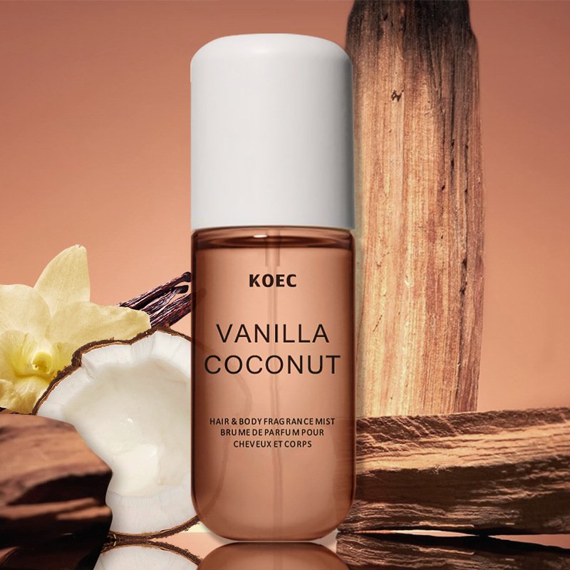 Vanilla Coconut Hair Body mist Spray Long Lasting Fragrance Middle East Men's Perfume