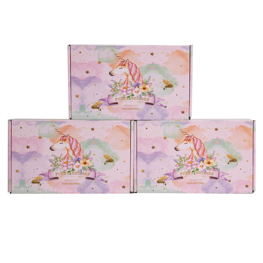 Biodegradable Kraft Paper Box Colorful Design Christmas Gift Packaging Eco-friendly Box