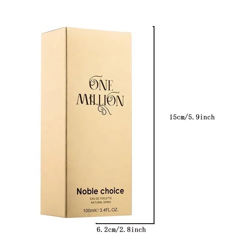 High Quality Men's Cologne Body Spray Long-Lasting Original Perfume with Rose Scent Glass Material Direct from Brand Supplier