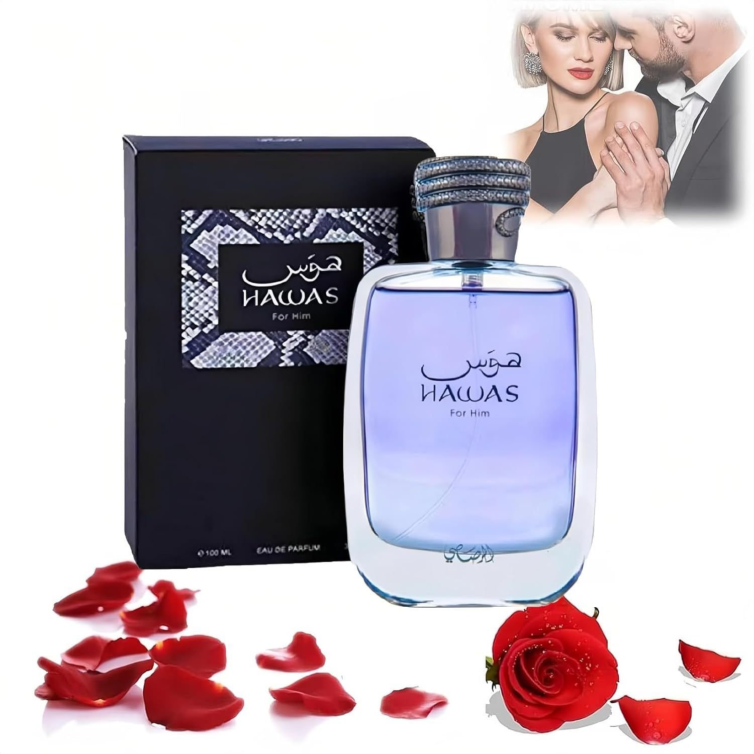 P49 MOKE RASASI Hawas 100ml Men's Perfume High 1:1 Arabic Perfume Long Lasting Fragrance Perfume for Men Eau de Parfum Spray