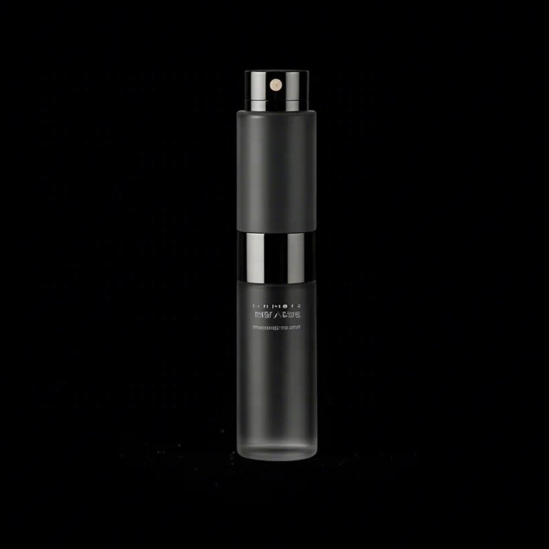Wholesale Heavy Duty Men's Square Perfume Bottles 50ml Empty Clear Platinum plastic Mini Perfume Spray Bottle