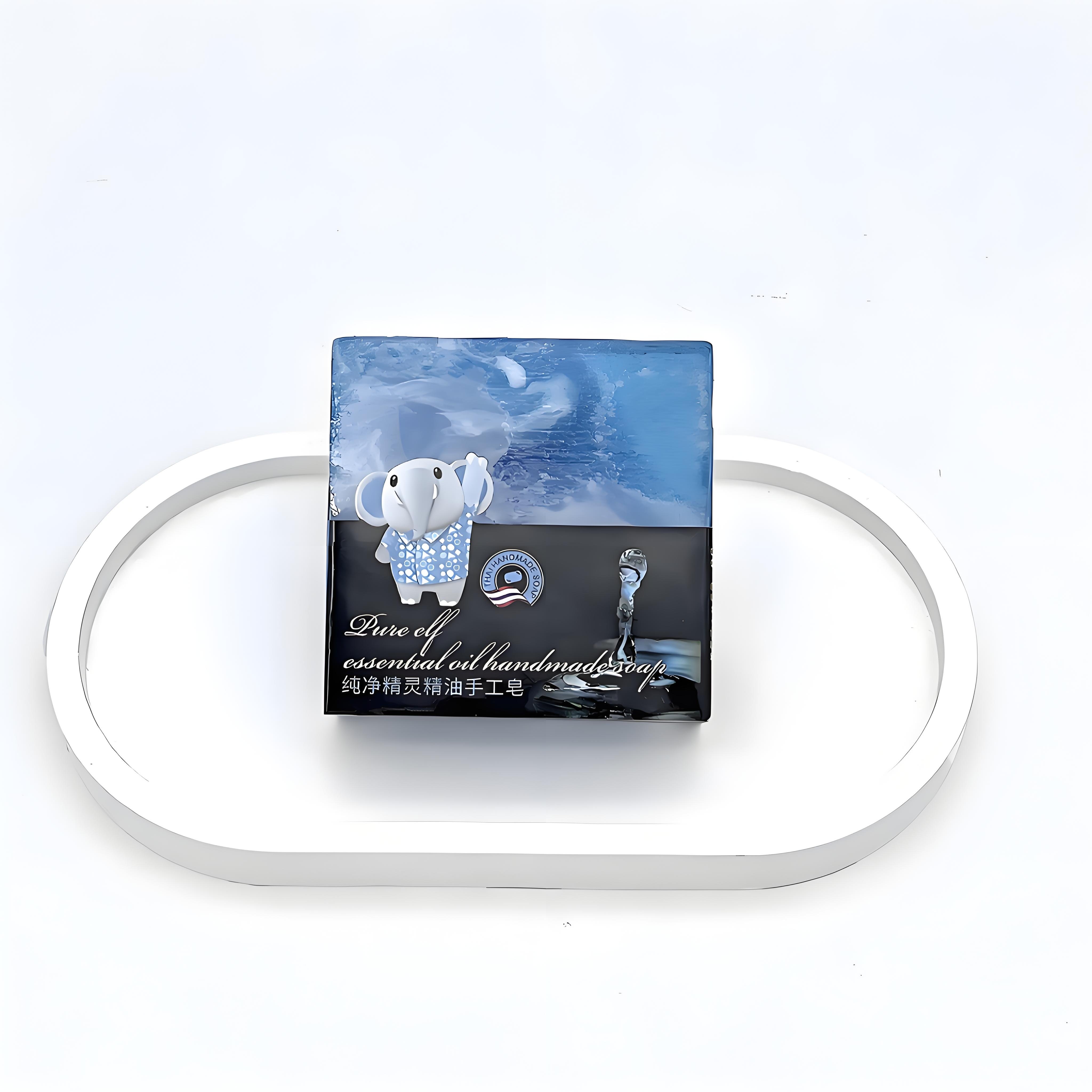 Wholesale OEM Ocean Perfume Essential Oil Soap Bar Luxury Fresh Scent Handmade Bath Soap Custom Soap Box