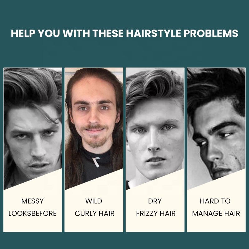 Factory Wholesale Private Label Men's Shine Matte Barber Hair Pomade Wax Clay Edge Control Extra Hold Hair Styling Gel For Men