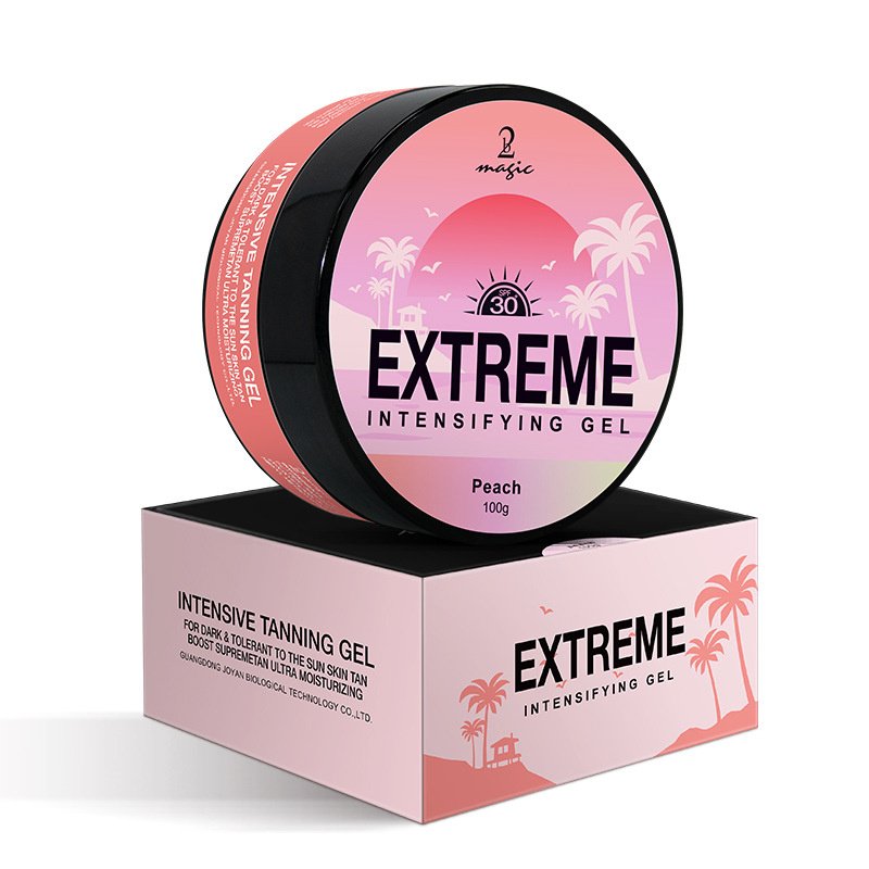 2Bmagic Tanned Gel watermelon peach private label indoor/outdoor tanning creams tanning gel