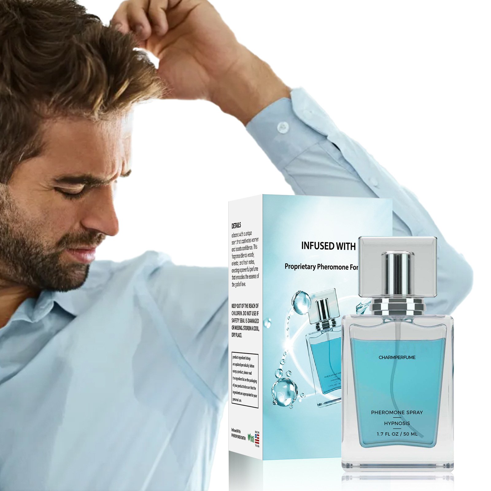 Qigong explosion wholesale cologne gentleman natural fresh lasting fragrance glamour azure fragrance cologne for men