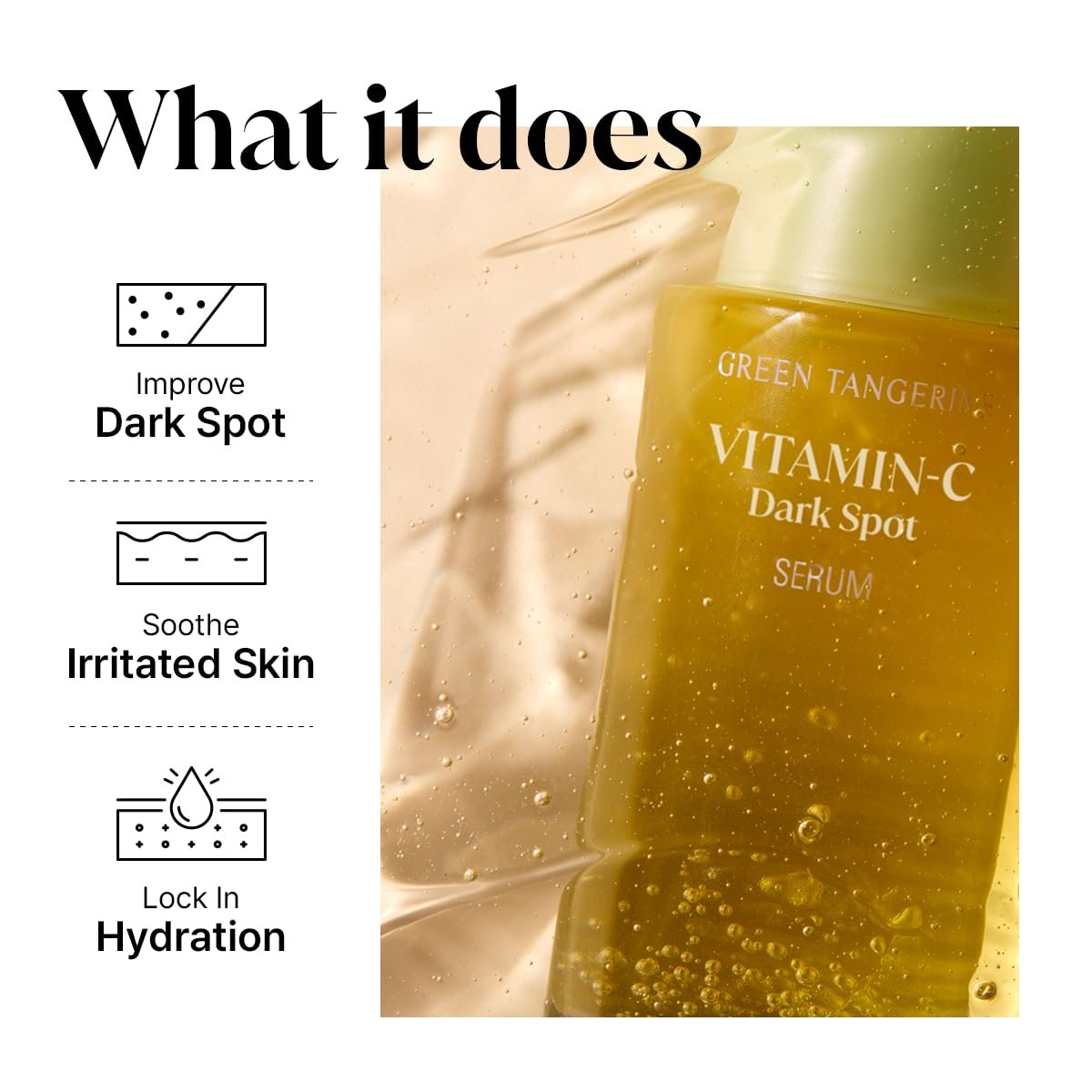 GOODAL Green Tangerine Vita C Dark Spot Care Serum - Korea Liquid Face Female Skin Care Products All Skin Types Lightening Serum