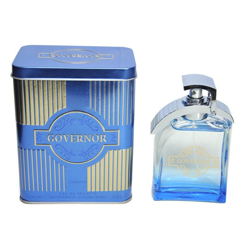 Lonkoom original governor men's perfume 100ml cologne for men perfume customize private label