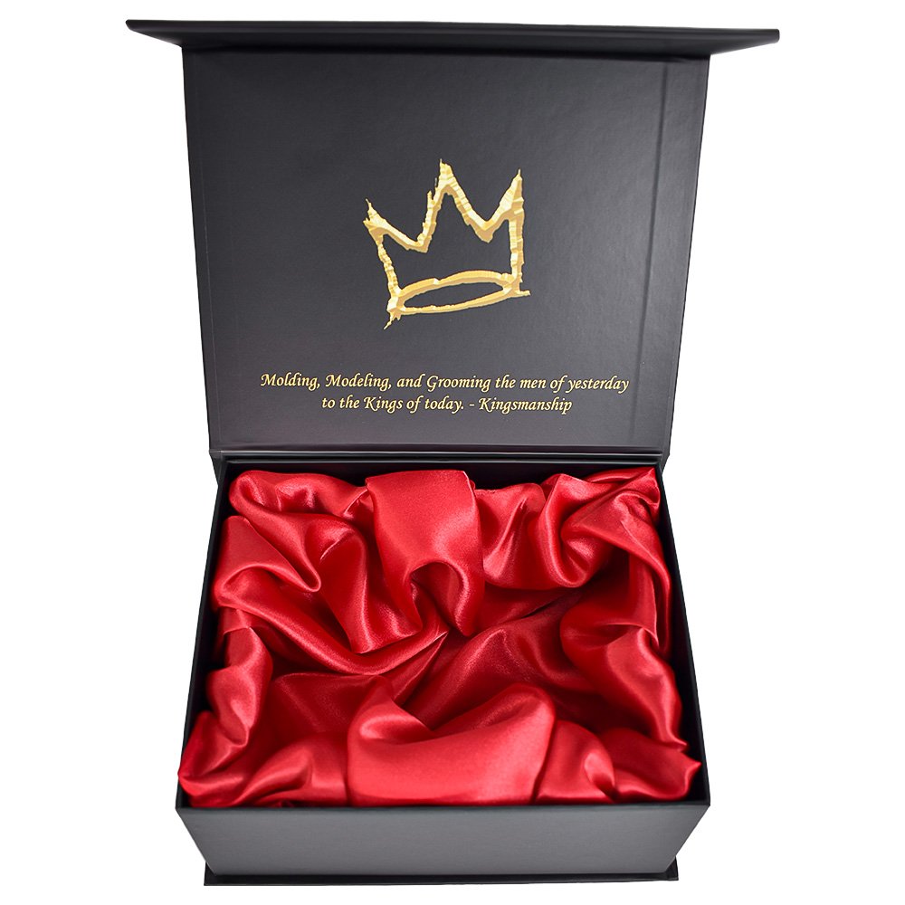 Luxury Black Magntic Gift Boxes Packaging for Men's Skin Care Product Scrub Cream Hair Wax Perfume and High Quality Boxes