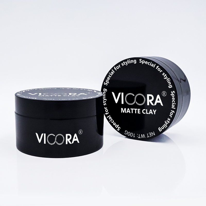 VIOORA Organic Beeswax Hair Mud New Comfortable Men's Hair Cream for Curly & Dry Hair Matte Feature Personal Brand