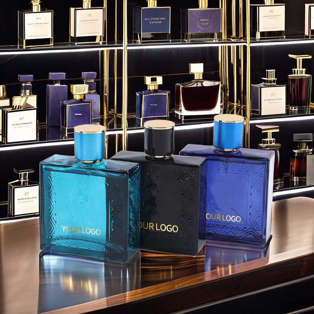 Men's 50ml Cologne Perfume Fresh and Long-Lasting Scent with Eros Woodsy Ocean Fragrance Glass Body Perfume