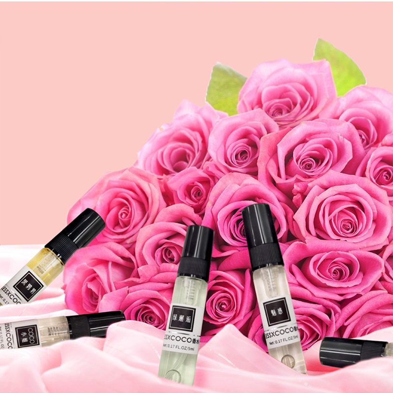 10 Flavor Private Label 5ml Perfume Samples Dating Charm French Women Men Body Parfum Test Tube Q Mini Sample Perfume